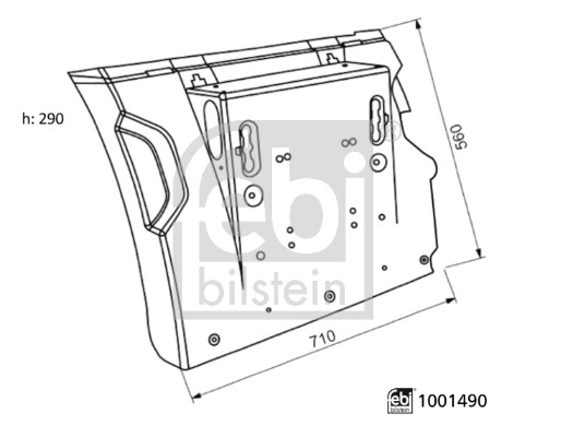 Febi Bilstein Spatbord 1001490