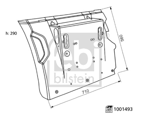 Febi Bilstein Spatbord 1001493