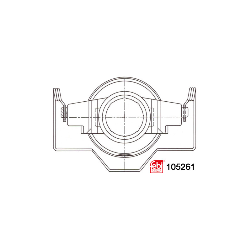 Druklager Febi Bilstein 105261