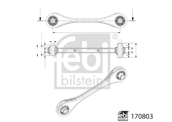 Febi Bilstein Draagarm 170803