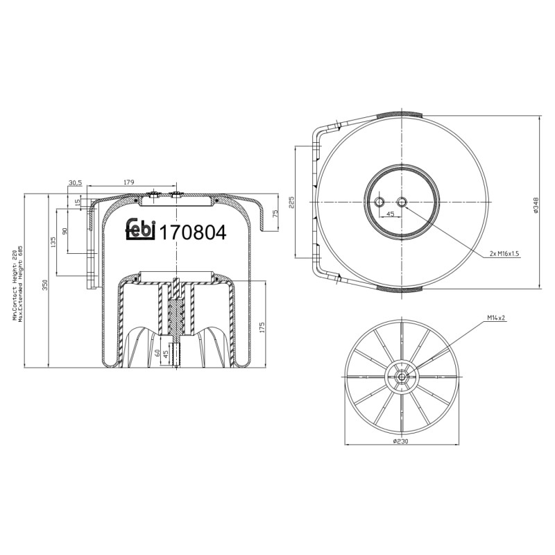 Veerbalg Febi Bilstein 170804