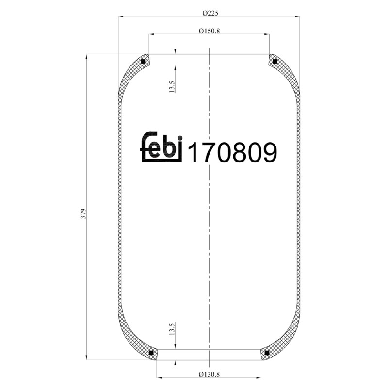 Veerbalg Febi Bilstein 170809