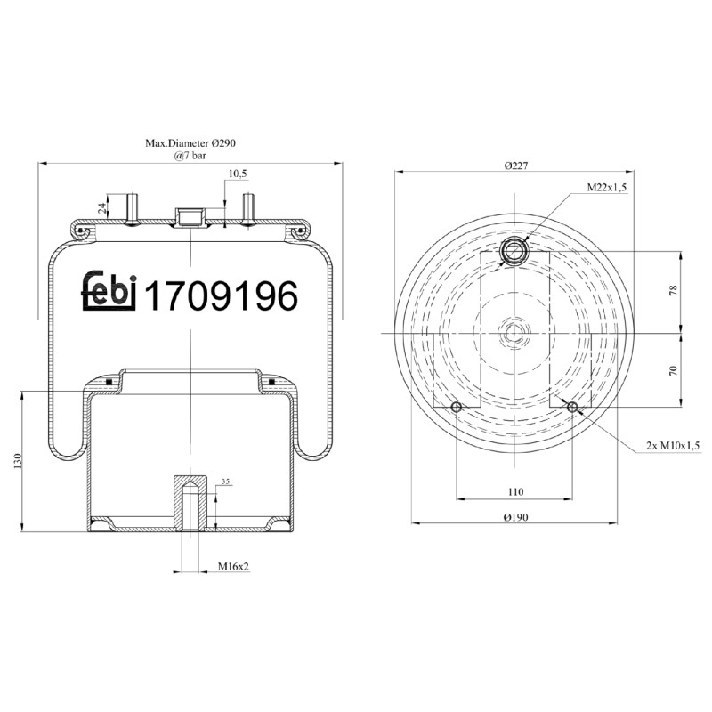 Veerbalg Febi Bilstein 170919