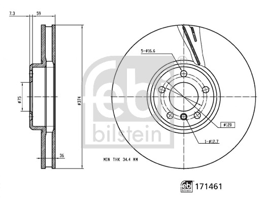 Febi Bilstein Remschijven 171461