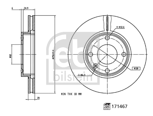 Febi Bilstein Remschijven 171467