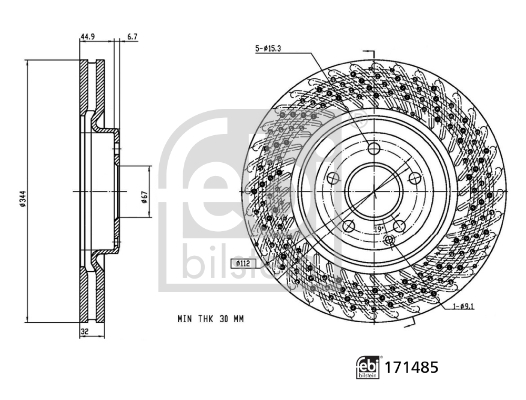 Febi Bilstein Remschijven 171485