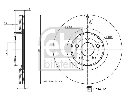 Febi Bilstein Remschijven 171492