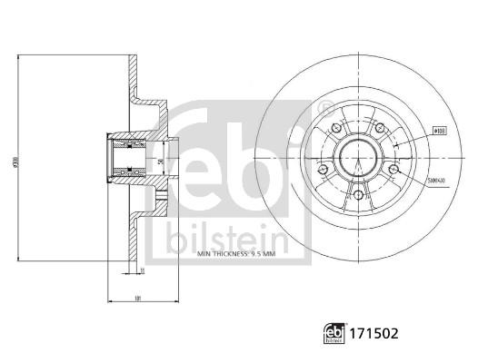 Febi Bilstein Remschijven 171502