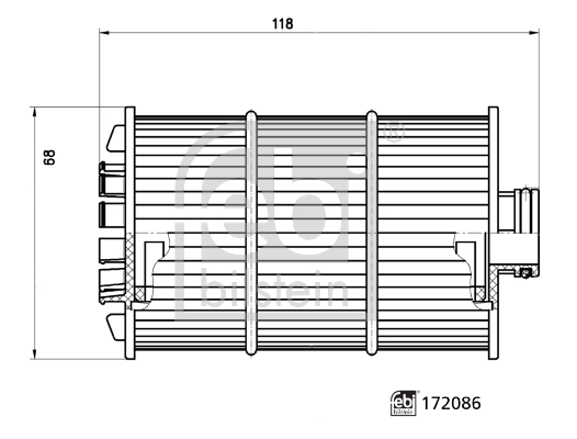 Febi Bilstein Oliefilter 172086