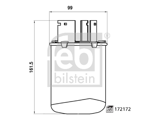 Febi Bilstein Brandstoffilter 172172