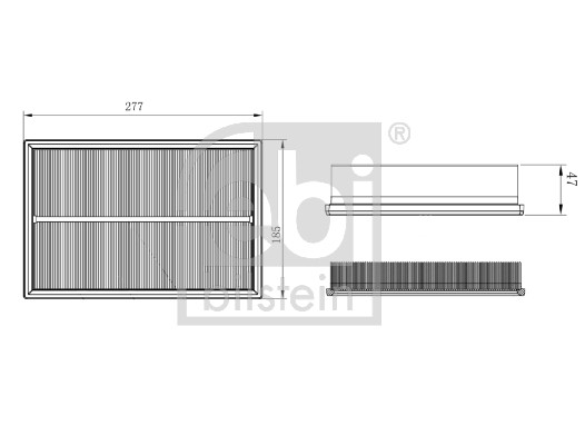Febi Bilstein Luchtfilter 172471