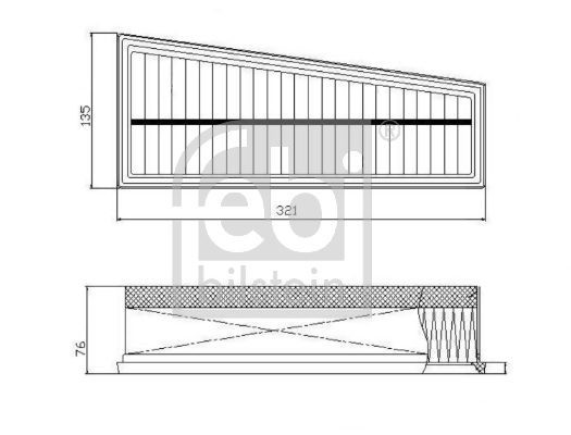 Febi Bilstein Luchtfilter 172766