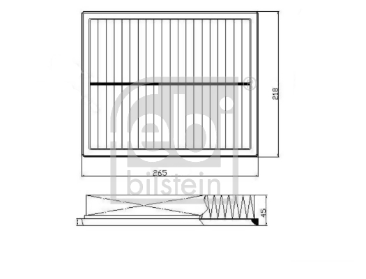 Febi Bilstein Luchtfilter 172767