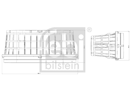 Febi Bilstein Luchtfilter 173491