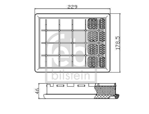 Febi Bilstein Carter ontluchtingsfilters 174013