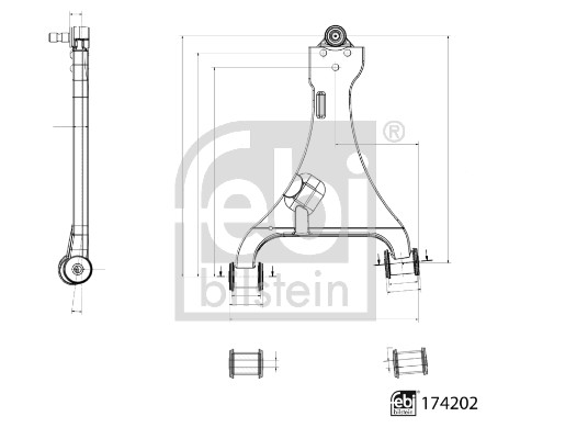 Febi Bilstein Draagarm 174202