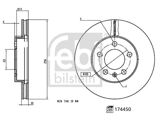 Febi Bilstein Remschijven 174450