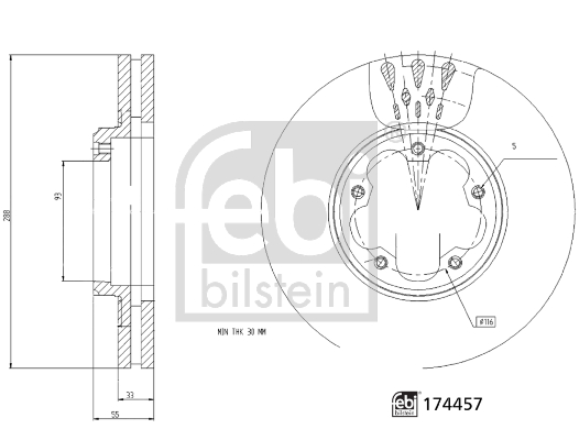 Febi Bilstein Remschijven 174457