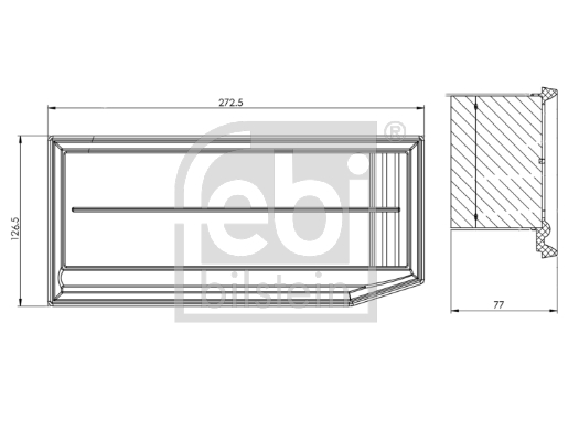 Febi Bilstein Luchtfilter 174599