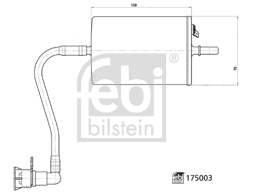 Febi Bilstein Brandstoffilter 175003