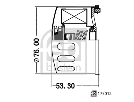 Febi Bilstein Oliefilter 175012