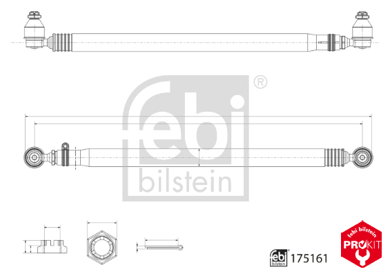 Febi Bilstein Spoorstang 175161