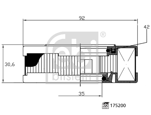 Febi Bilstein Carter ontluchtingsfilters 175200