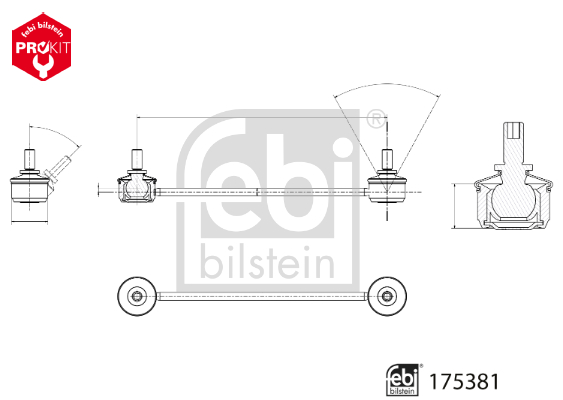 Febi Bilstein Stabilisatorstang 175381