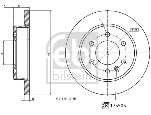 Febi Bilstein Remschijven 175505