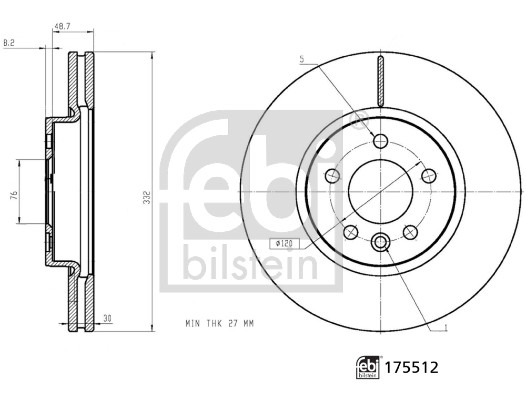 Febi Bilstein Remschijven 175512