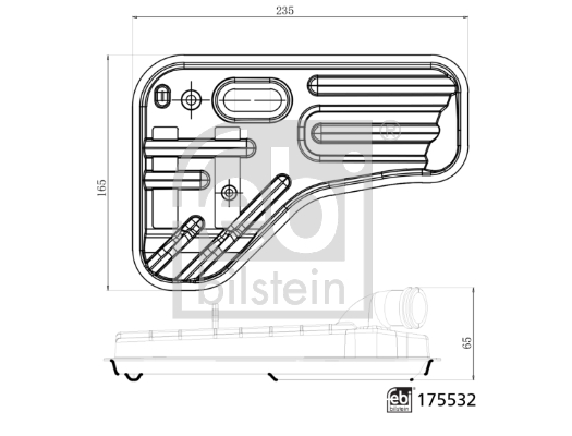 Febi Bilstein Filter/oliezeef automaatbak 175532