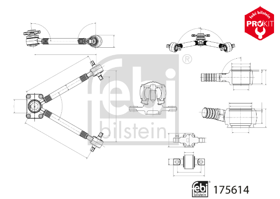 Febi Bilstein Draagarm 175614