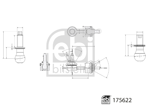 Febi Bilstein Stabilisatorstang 175622