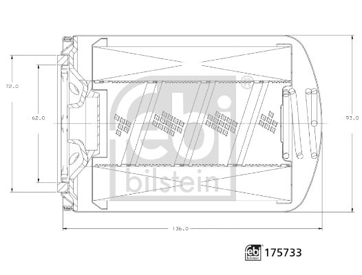 Febi Bilstein Koelmiddelfilter 175733