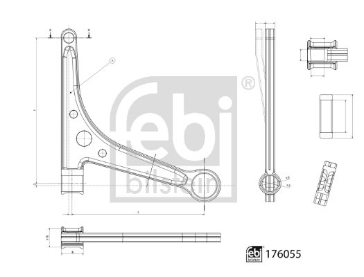 Febi Bilstein Draagarm 176055