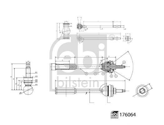 Febi Bilstein Spoorstang 176064