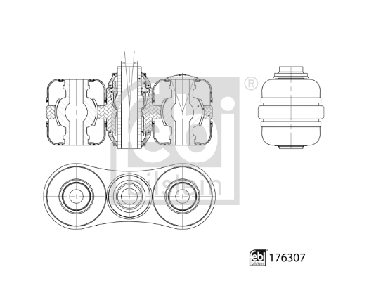 Febi Bilstein Draagarm 176307