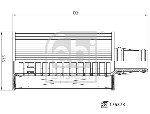 Febi Bilstein Oliefilter 176373