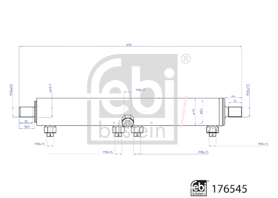 Febi Bilstein Werkcilinder stuurbekrachtiging 176545