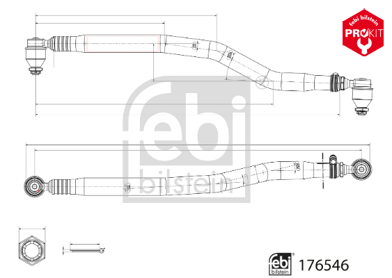 Febi Bilstein Spoorstangeind / Stuurkogel 176546