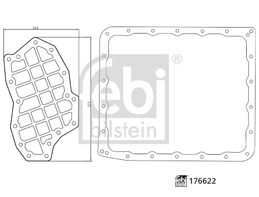 Febi Bilstein Filter/oliezeef automaatbak 176622