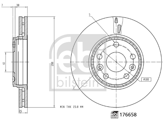 Febi Bilstein Remschijven 176658