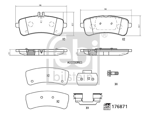 Febi Bilstein Remblokset 176871