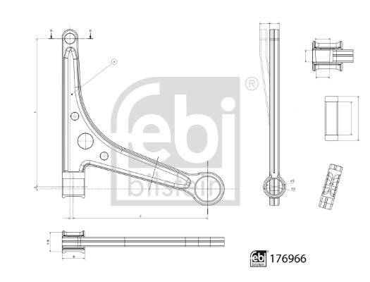 Febi Bilstein Draagarm 176966