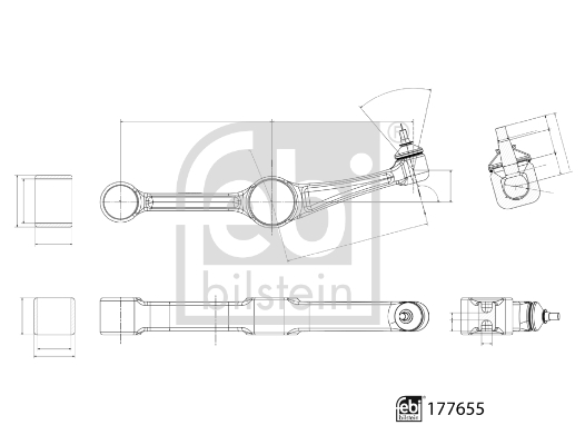 Febi Bilstein Draagarm 177655