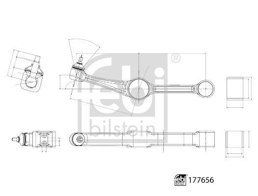 Febi Bilstein Draagarm 177656