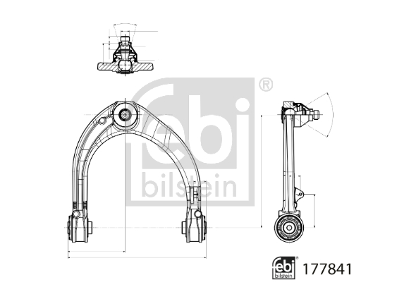 Febi Bilstein Draagarm 177841