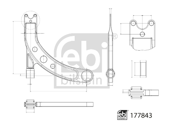 Febi Bilstein Draagarm 177843