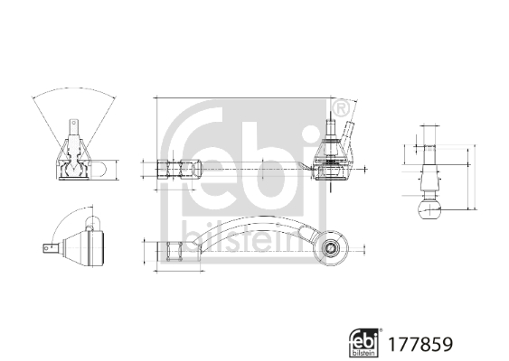 Febi Bilstein Spoorstangeind / Stuurkogel 177859