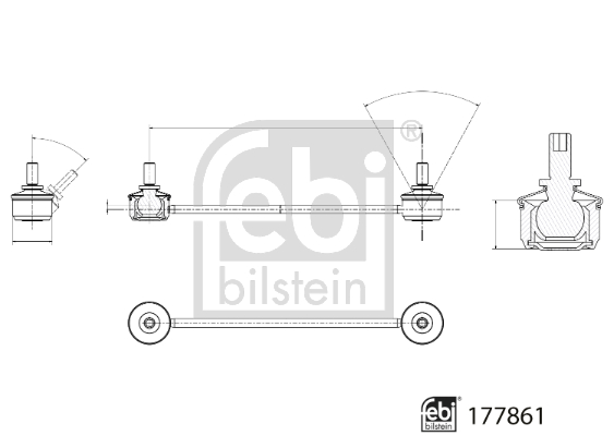 Febi Bilstein Stabilisatorstang 177861